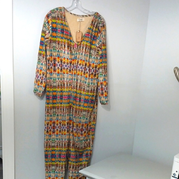 NATURAL LIFE Other - NWT Natural Life Colorful Patterned Women's Cosy Jumpsuit Sz Small New